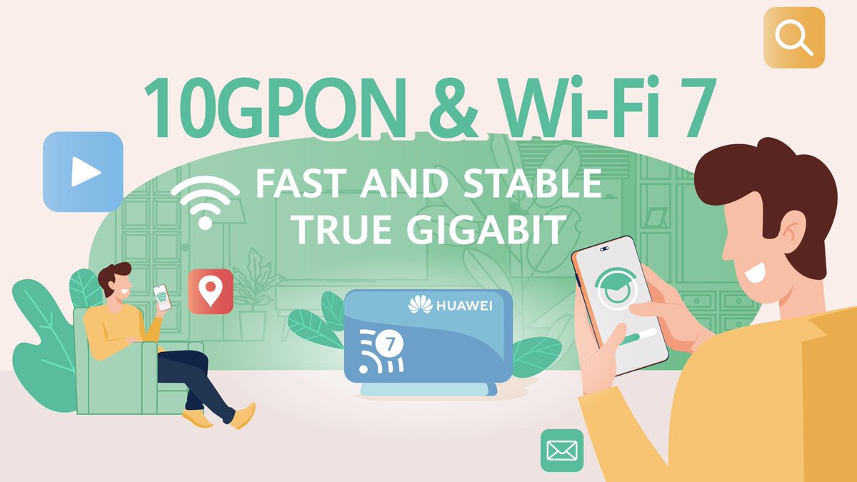 How do #Huawei Wi-Fi 7, #10GPON, and #AI help ensure you never miss a moment at home? Watch to learn the secret behind fast and stable networks and read up on ISP here: