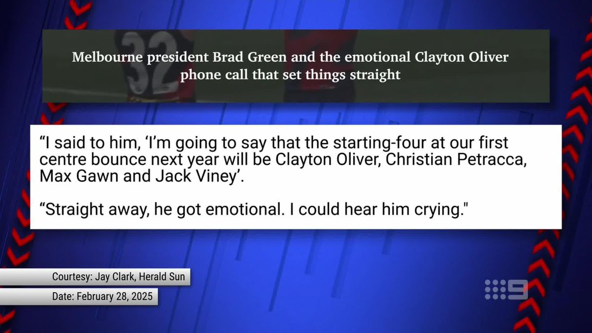 "He was trying to get to Geelong right up until trade deadline day!" The panel reacts to Demons President Brad Green's comments on his exchange with Clayton Oliver during the trade period. #9FootyClassified | Live on Nine & 9Now 🖥️