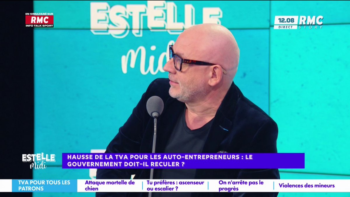 💶 Hausse de la TVA pour les auto-entrepreneurs 🎙️ frédéric hermel🇫🇷 : "On a le sentiment que dans ce pays, dès qu'on essaye de sortir du rang, on va nous couper les ailes... C'est insupportable ! Ce pays n'aime pas les gens qui créent !" #EstelleMidi