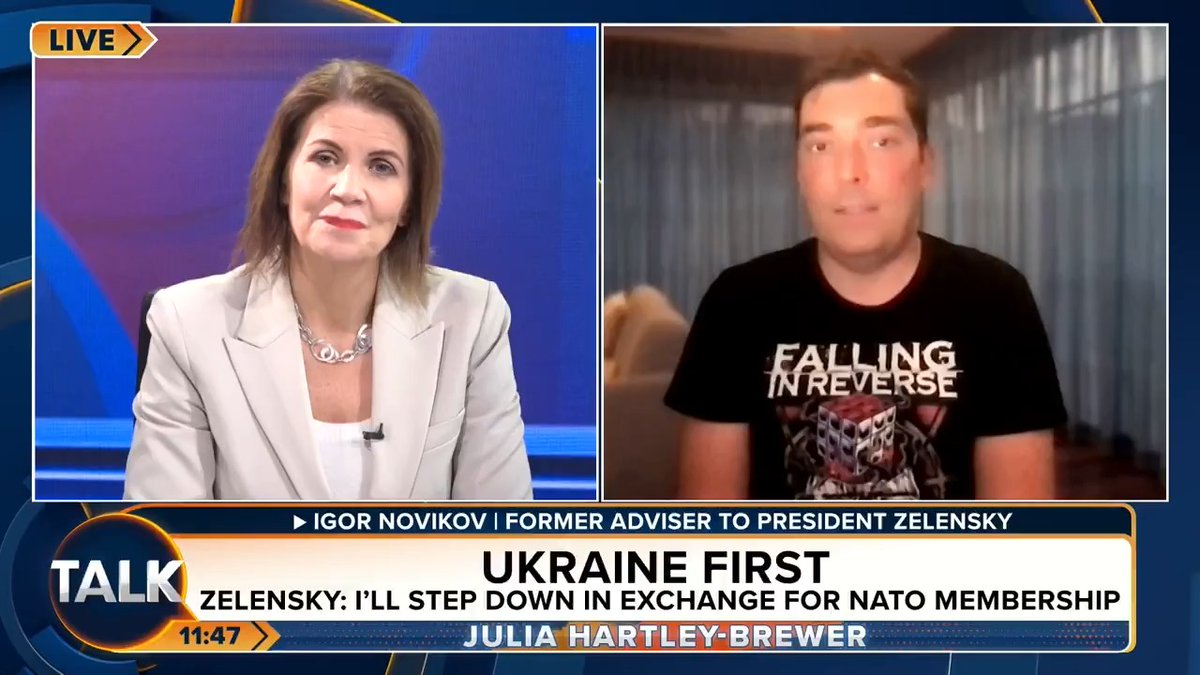 Former adviser to President Zelensky Igor Novikov says the UK "is lucky we [Ukraine] are fighting [Russia] for you" amid questions around Britain's involvement. "Just give it another couple of years and it will be a problem, but the solution won’t be easy." Julia Hartley-Brewer