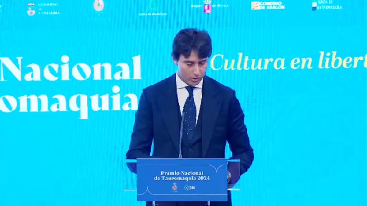 🇵🇪 Discurso de Andrés Roca Rey en la entrega del Premio Nacional de Tauromaquia: "Al Ministro de Ministerio de Cultura le digo que aquí estamos, no necesitamos su permiso. No se puede imponer la cultura desde un despacho. Más allá de los premios lo que importa es el toro. Y el toro ha ganado"