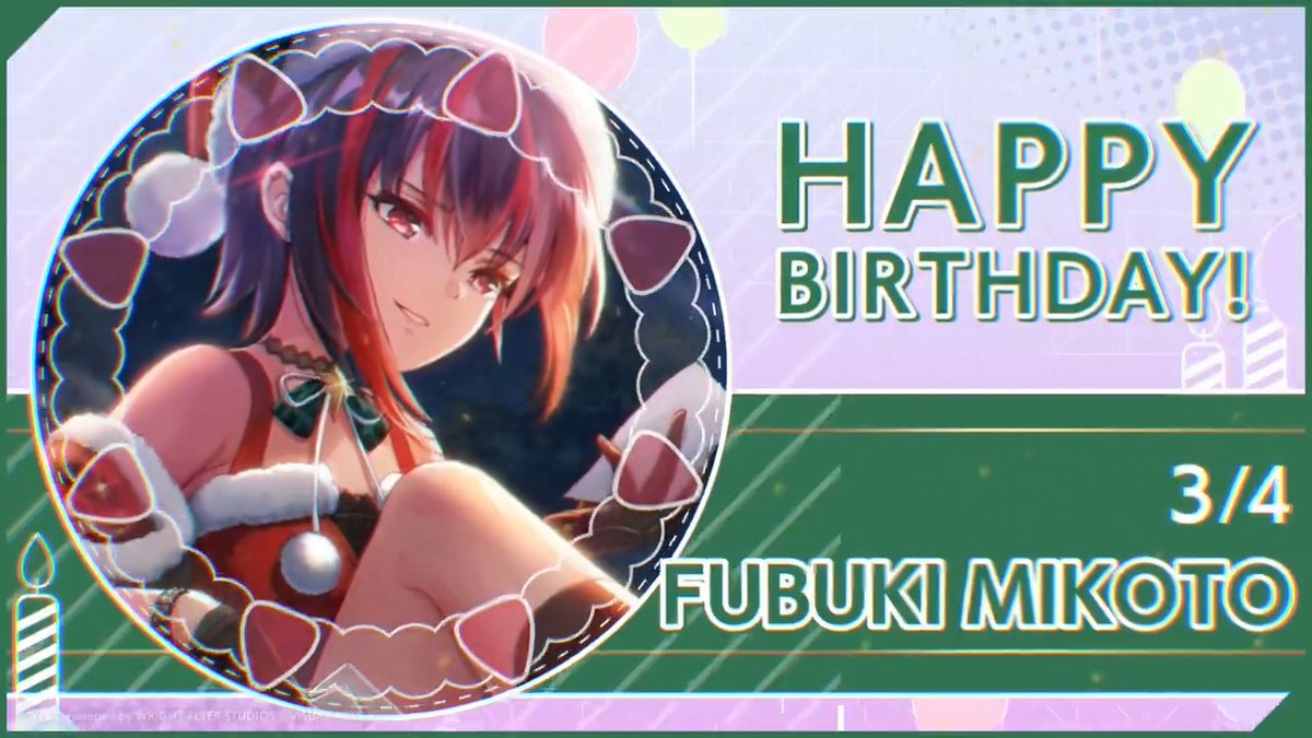 🎊🎂HAPPY BIRTHDAY！！🎂🎊 本日3月4日は、 第31D部隊所属 命吹雪の誕生日🎉 #ヘブバン #命吹雪生誕祭2025 #ヘブバンキャラ生誕祭