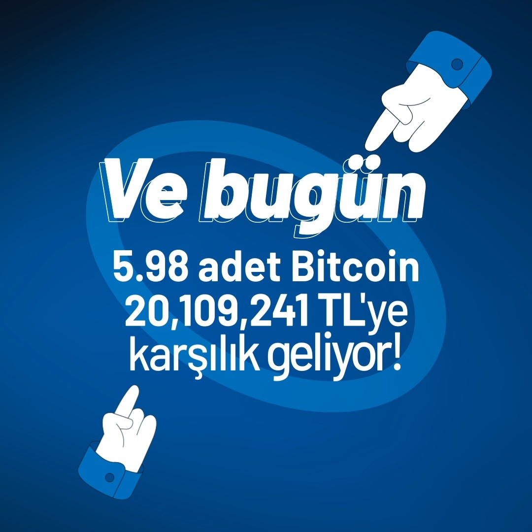 1 Temmuz 2013 tarihinden beri BtcTurk’ten her ay 100 TL’lik #Bitcoin alsaydınız, şu anki bakiyeniz; 🔥 5.98 Bitcoin 💰 20,109,241 TL değerinde olacaktı.