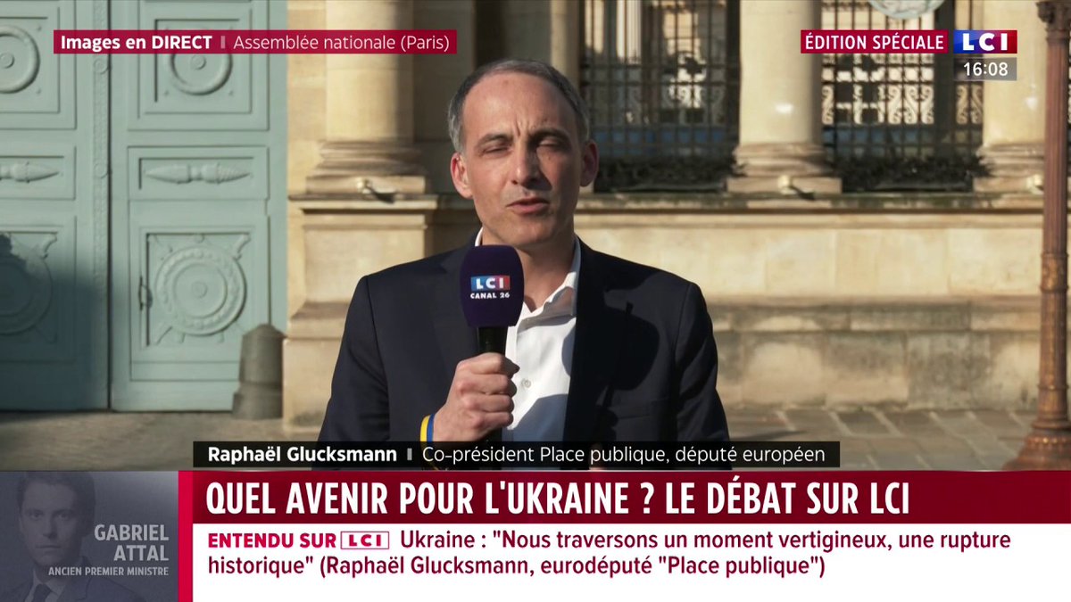 🔴 Débat sur l'Ukraine à l'Assemblée nationale 🗣️ "Ce qui est en jeu, c'est l'avenir et la sécurité de l'ensemble du continent européen" rappelle Raphael Glucksmann
