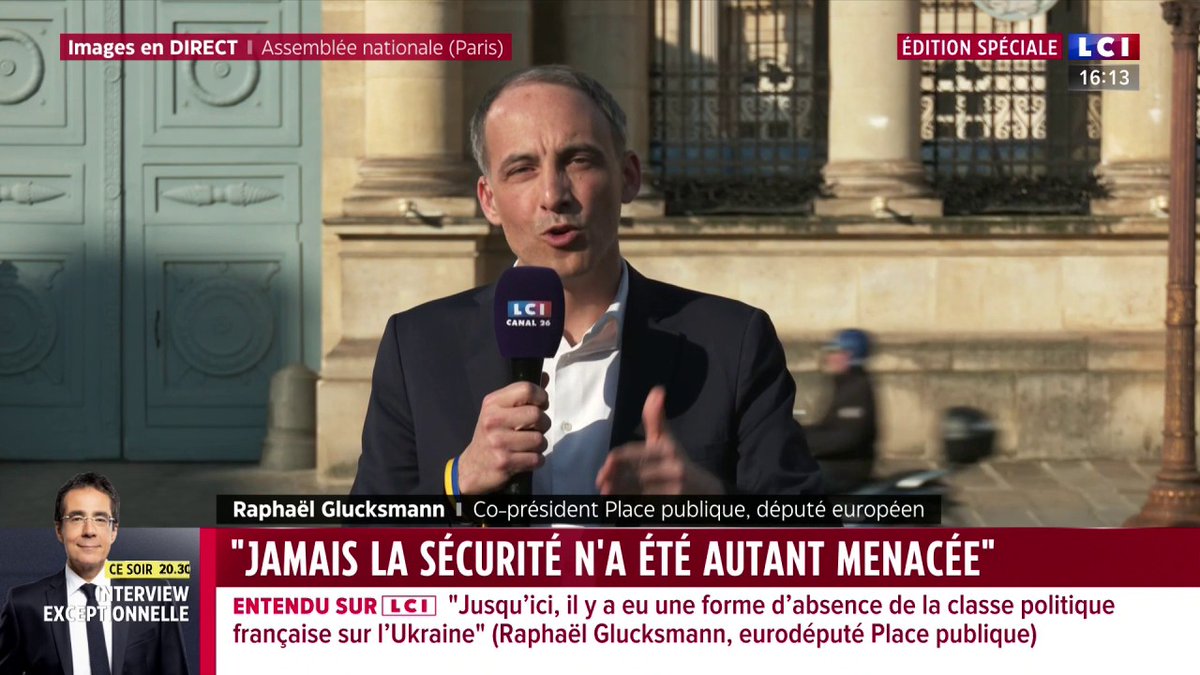 🔴 Débat sur l'Ukraine à l'Assemblée nationale 🗣️ "Les Américains ont embrassé l'objectif stratégique russe d'un changement de régime en Ukraine" accuse Raphael Glucksmann
