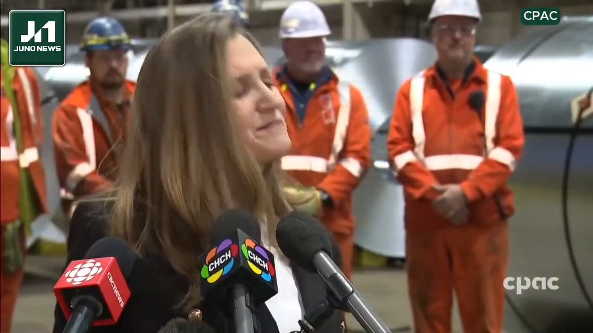 Chrystia Freeland: “The sort of cozy chumminess that we’re seeing between President Trump and President Putin is something that, that could well have implications for our north.”