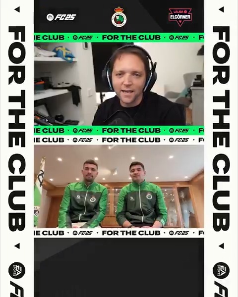 📹 ¡Rodrigo Fáez 🕶🐝 llega con una nueva entrega de #ElCórnerLALIGA! 💚 Conocemos de cerca el vestuario del Real Racing Club con Aritz Aldasoro y Arana. 🤔 ¿Quién el más gamer? ¿El DJ? ¿El que más tiempo pasa en RRSS? 🎮 EA SPORTS FC ESPAÑA | #LALIGAHYPERMOTION