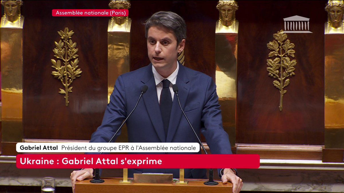 🔴 DIRECT - "L'Ukraine brûle et [le RN] regarde ailleurs", lance Gabriel Attal après la prise de parole de Marine Le Pen.
