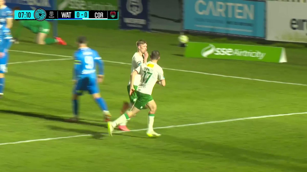 Cork lead at the RSC! Alex Nolan silences the home ground with a superb individual goal.