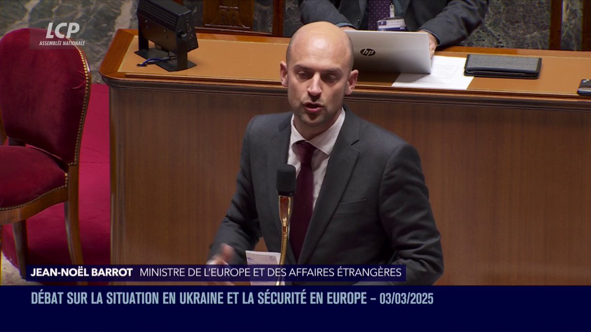 [ 🇫🇷 FRANCE | 🇺🇦 UKRAINE ] 🔸️ « Attendez-vous à ce que le jour où Poutine arrive à la table des négociations, il commence par demander la tête de Zelensky. » - Jean-Noël Barrot, Ministre français des affaires étrangères.