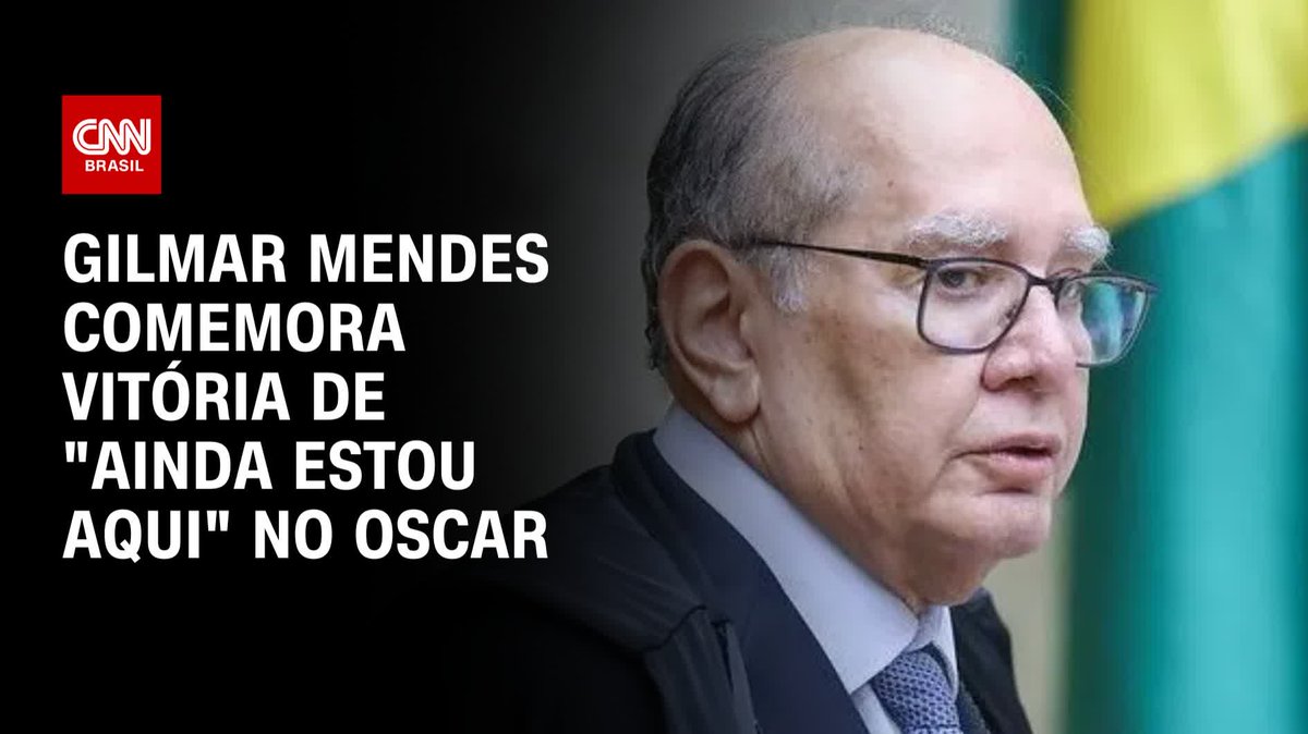 O ministro do STF Gilmar Mendes comemorou a vitória do filme "Ainda Estou Aqui" no Oscar 2025. O ministro disse que "luta pela democracia tem que ser constante". #CNNBrasil360º