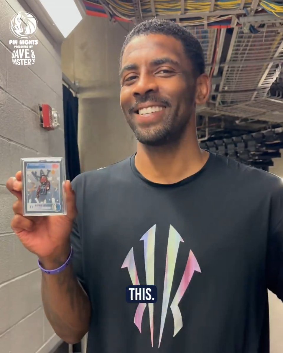 It’s Kyrie🤞🏾 Pin Night! The first 5k fans in attendance will receive one upon arrival! Dave & Buster's // #MFFL