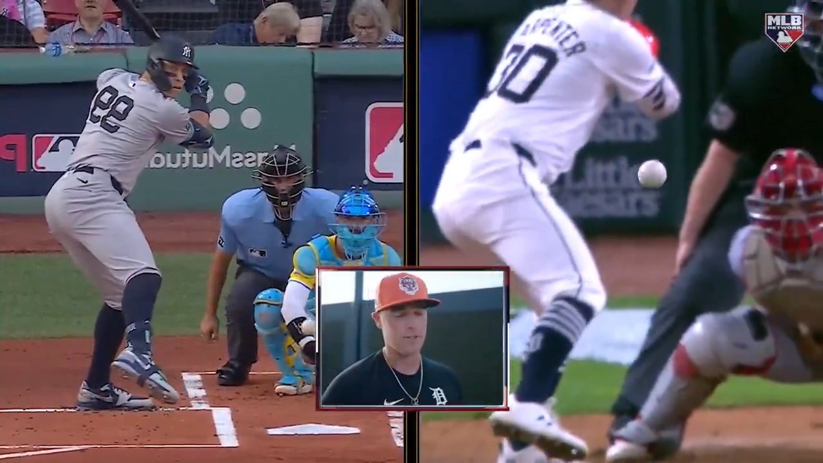 Kerry Carpenter's three 🔑s in the box: 1. Full stretch 2. Ready at release 3. Quick, not strong Hear the Detroit Tigers slugger explain his mechanics and cues at the plate ⬇️