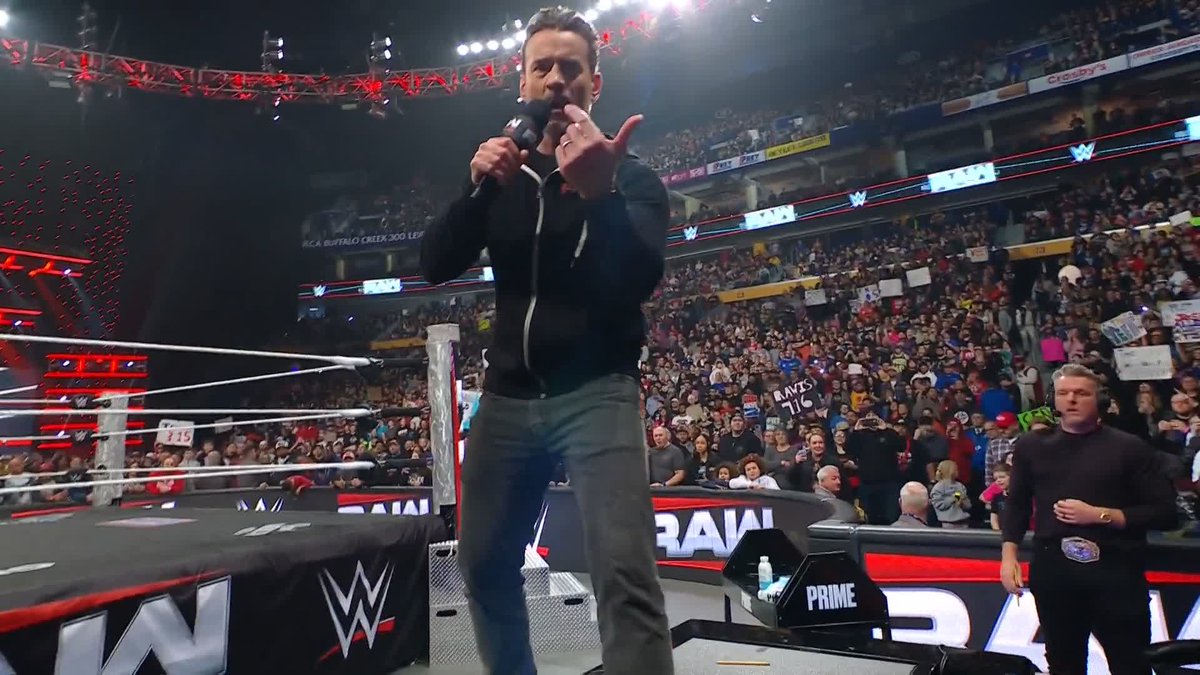 CM Punk addresses his enemies ... right now on #WWERaw! Starting with THE ROCK! 😲