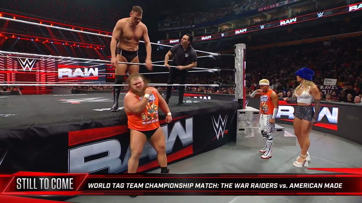 HE'S ON A ROLL, BABE! #WWERaw