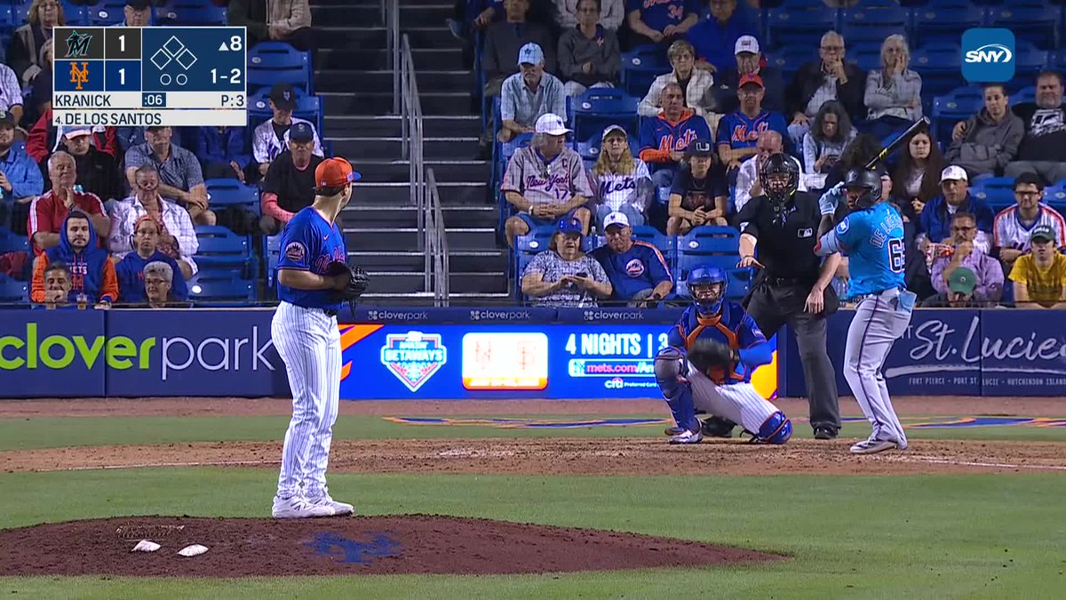 Max Kranick struck out 3 in his 1.1 innings of work tonight in Port St. Lucie