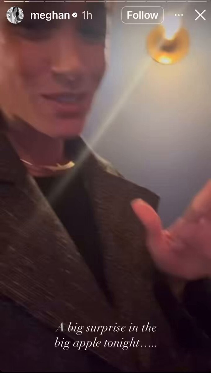 Meghan in NY “surprises”girls who all look like they can’t be over 25. They are all white and some of these girls were stupid enough to get tattoos with the name as ever…this is what Meghan wants…to be worshiped