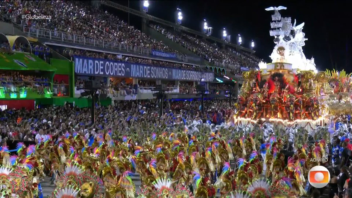 SÓ A VOZ DO NEGUINHO E DO PÚBLICO. O ARREPIO. #Globeleza