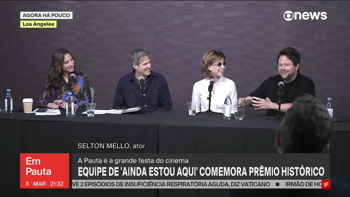 "Gostei mais do Globo de Ouro, vou ser sincero. Ficávamos numa mesa juntos, era mais íntimo. No Oscar era mais distanciado e o som era ruim. Fiquei no grupo do fundão e tava confiante em ganhar o Melhor Filme. Foi uma noite mágica." (Selton Mello)