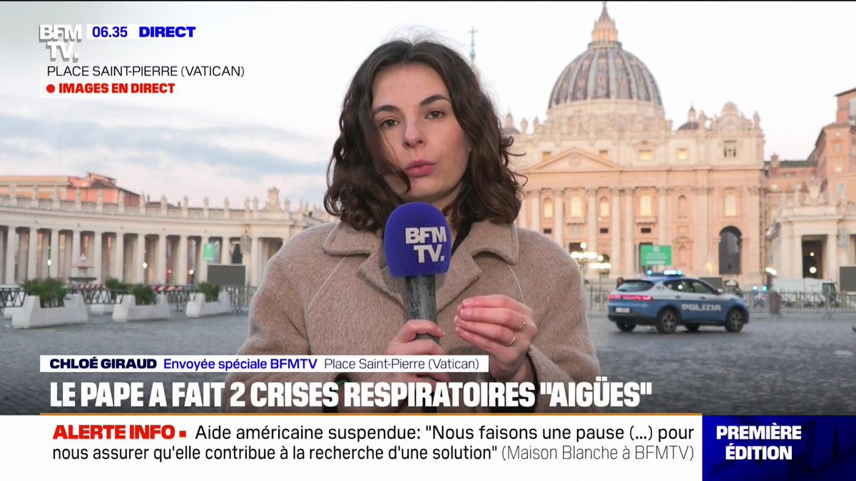 Le pape François victime de deux épisodes d'"insuffisance respiratoire aigüe"