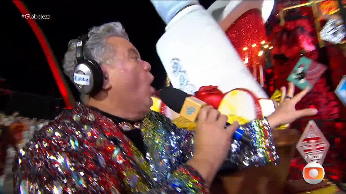 "OI, CIGANAS. TUDO BEM??? EBA 76. 4 MINUTOS PRA FECHAR. OLHA A ESCADARIA DO SELARON... OS MALANDROS... AAAAAAIII O PADÊ DE EXÚ ME BATEU. UUUUUUIIIIII!!!!!!!!!!!!!!!!!!!!" (Milton Cunha) #Globeleza