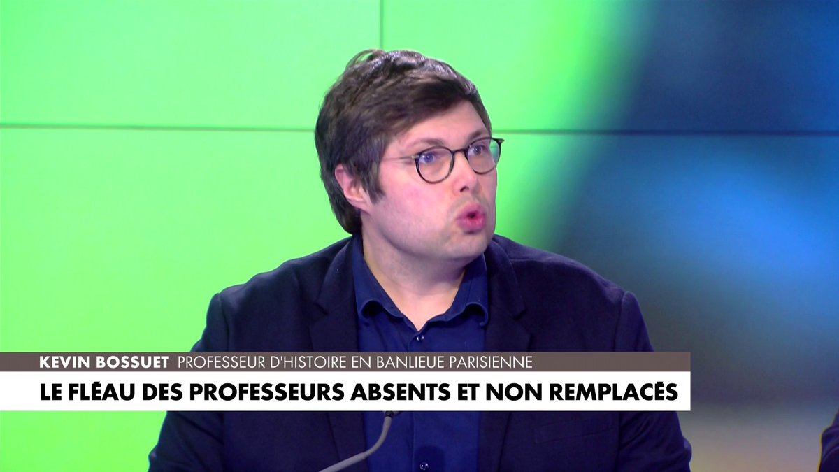 Kevin Bossuet, professeur d’histoire en banlieue parisienne : «Nous, on voit de plus en plus arriver des professeurs qui ne sont pas formés et qui n’ont pas le niveau», dans #LaMatinale