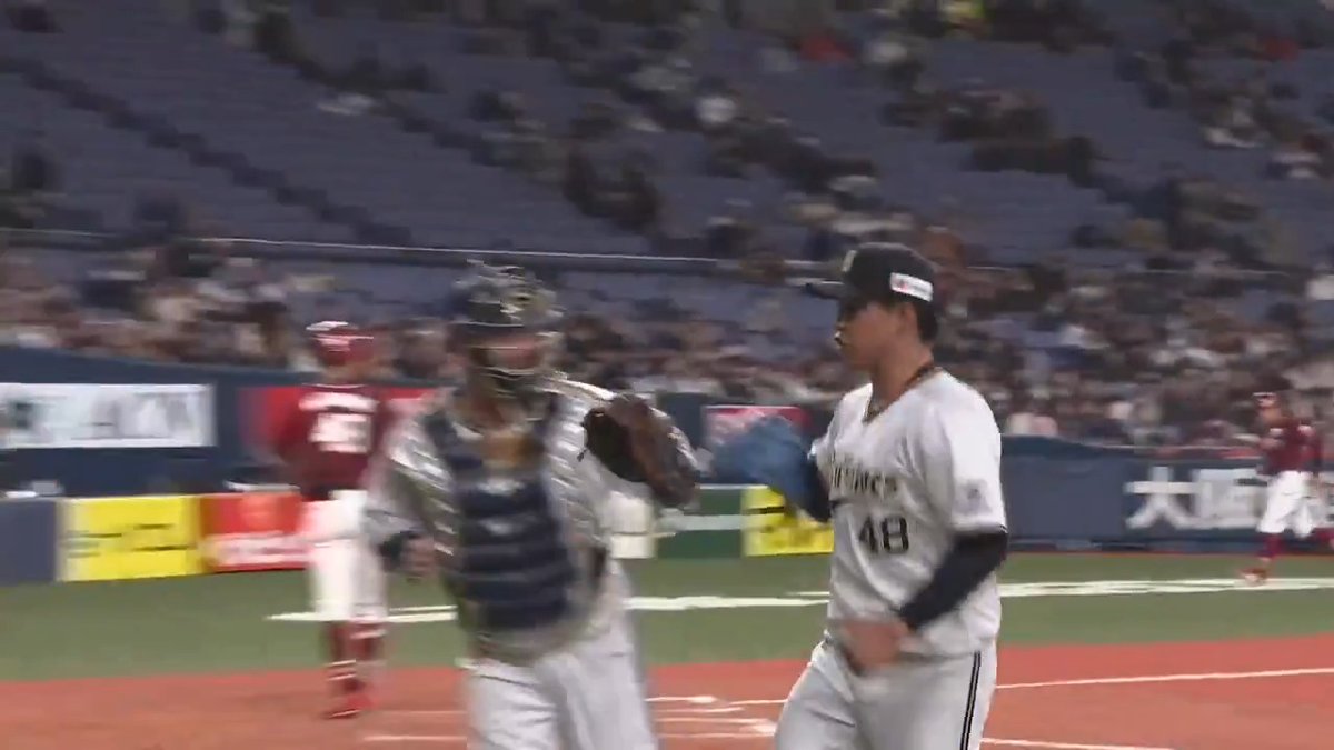 最後はズバッと見逃し三振‼️ オリックス #東松快征 投手が三者凡退のナイスピッチングを披露‼️💥 #Bs2025 👇ライブ配信はこちら