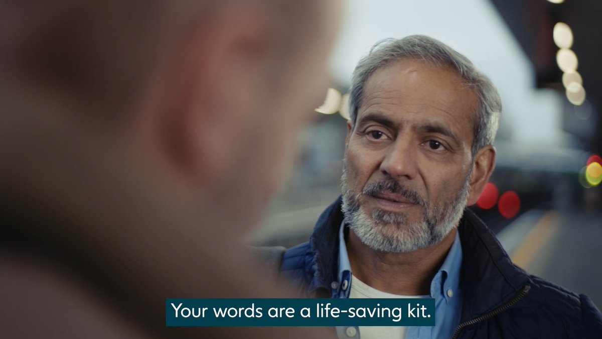 Your words are a life-saving kit. If you see someone who doesn’t look OK, a little small talk could save their life. Anyone can do it. Find out more. #SmallTalkSavesLives