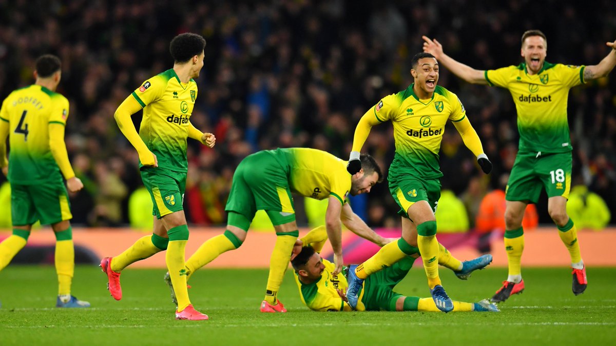 📆🔰 #OnThisDay 5️⃣ years ago… 🏆 #NCFC knocked Tottenham out of the FA Cup on penalties, with 9000 City fans in the away end 🔥