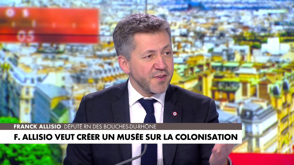 Franck Allisio, député Rassemblement national des Bouches-du-Rhône : «Je veux créer un musée ou une exposition permanente à Marseille sur la colonisation.» dans #HDPros