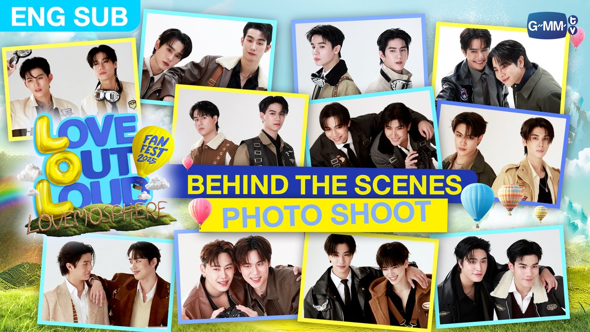 [BTS] PHOTO SHOOT Love Out Loud Fan Fest 2025 : LOVEMOSPHERE ☁️ #LOLFanFest2025 🗓️ 17-18 MAY 2025 📍 IMPACT ARENA, MUANG THONG THANI And worldwide live streaming via TTM LIVE 📌 Buy Live Streaming Tickets 👉 #GMMTV