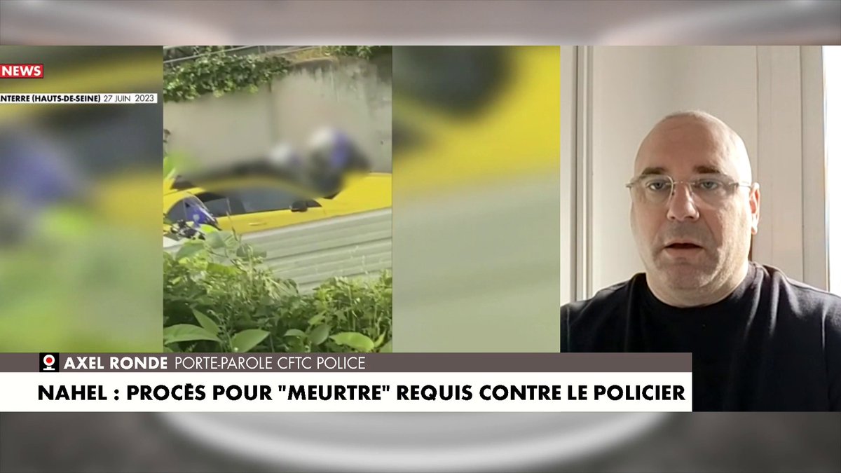 Mort de Nahel : le porte-parole CFTC police Axel Ronde juge «incomprĂ©hensible», la rĂ©quisition dâun procĂšs pour meurtre du parquet de Nanterre. «On envoie un policier Ă lâabattoir», estime t-il, dans #MorandiniLive.