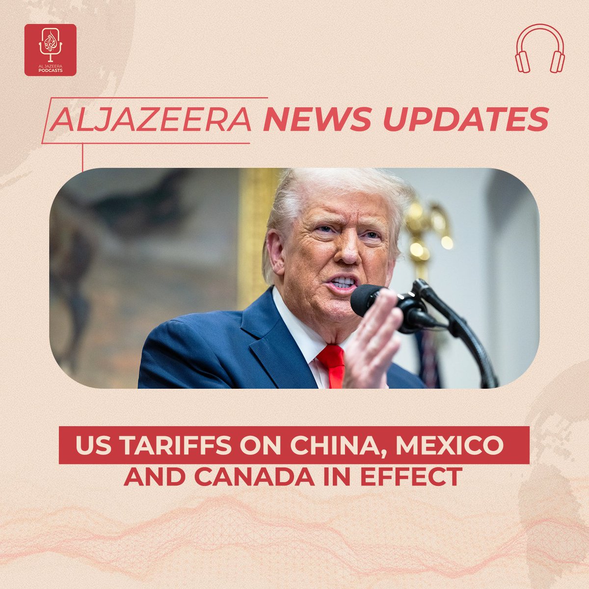 From Trump’s tariffs shaking markets to US military aid to Ukraine on hold, here are your daily #AJNewsUpdates ⤵️ 🎧 For more, subscribe and listen on all podcast platforms: