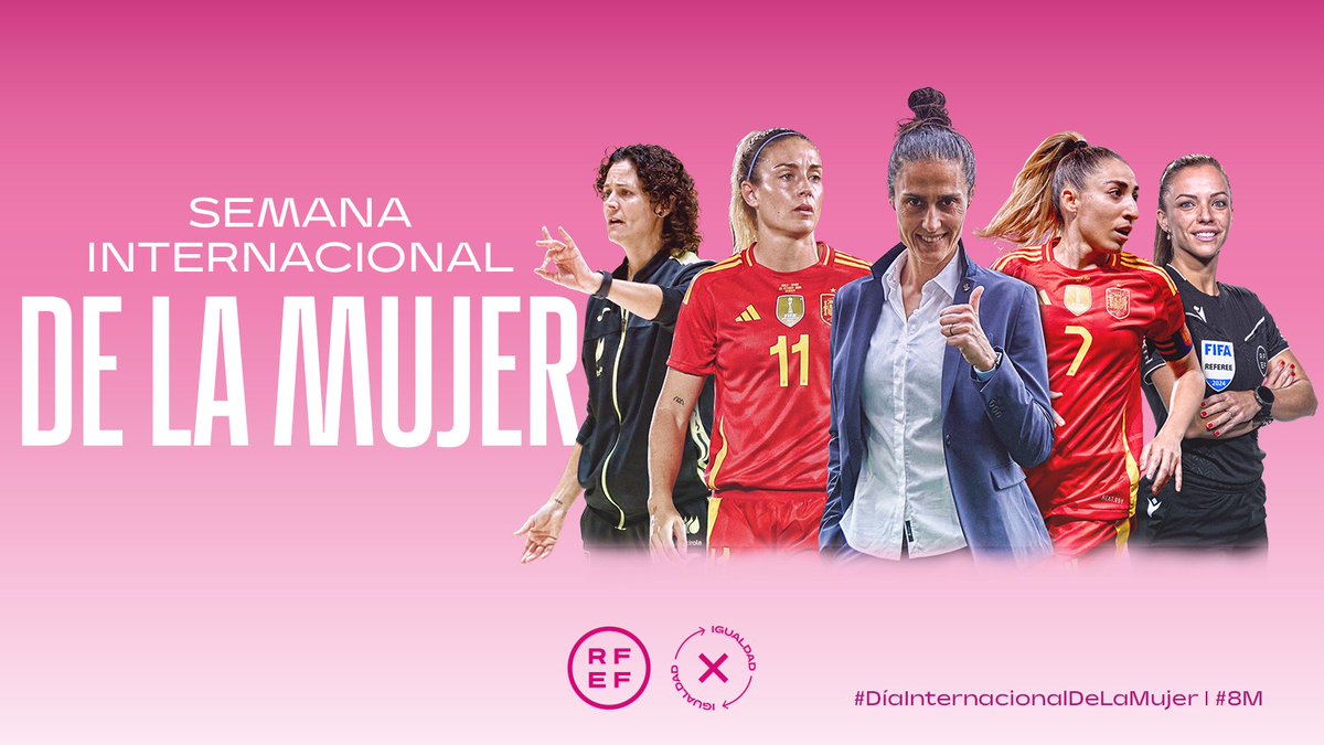 💪🏼 Puedes, 𝗖𝗟𝗔𝗥𝗢 𝗤𝗨𝗘 𝗣𝗨𝗘𝗗𝗘𝗦. 💜 Campaña de la @RFEF por la #SemanaDeLaMujer. ℹ️ #DíaInternacionalDeLaMujer | #8M
