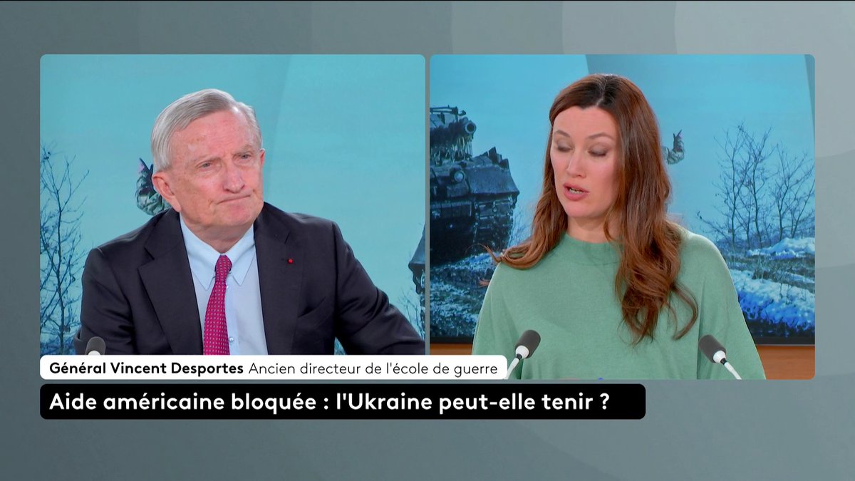 ⚡️ "La décision de Trump est criminelle parce que de très nombreux soldats ukrainiens vont mourir de la brutalité de cette décision.", juge le Général Vincent Desportes depuis que le président américain a suspendu les aides militaires à l'Ukraine.
