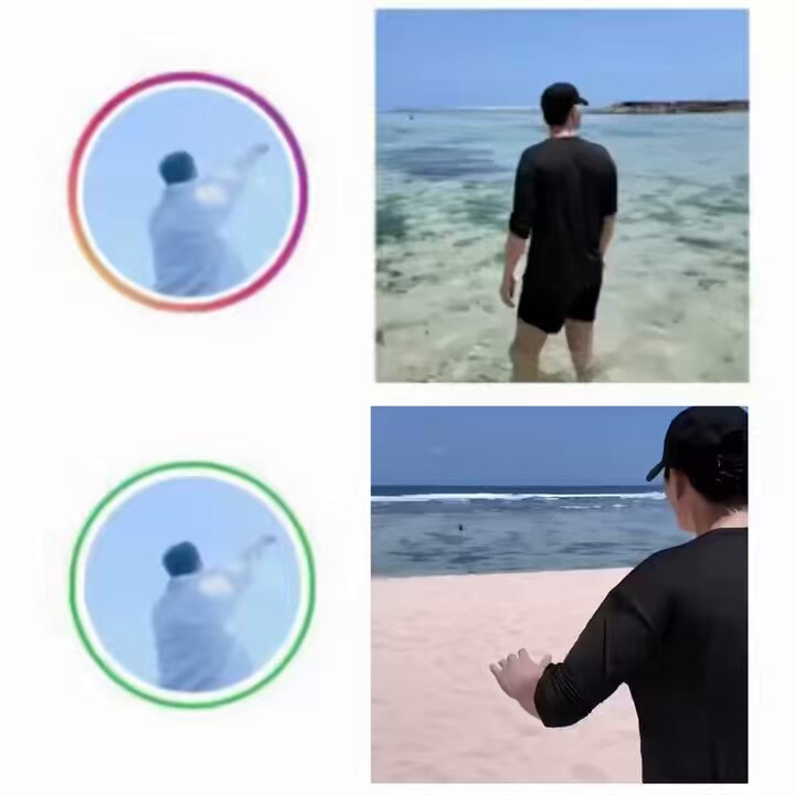 public vs close friend