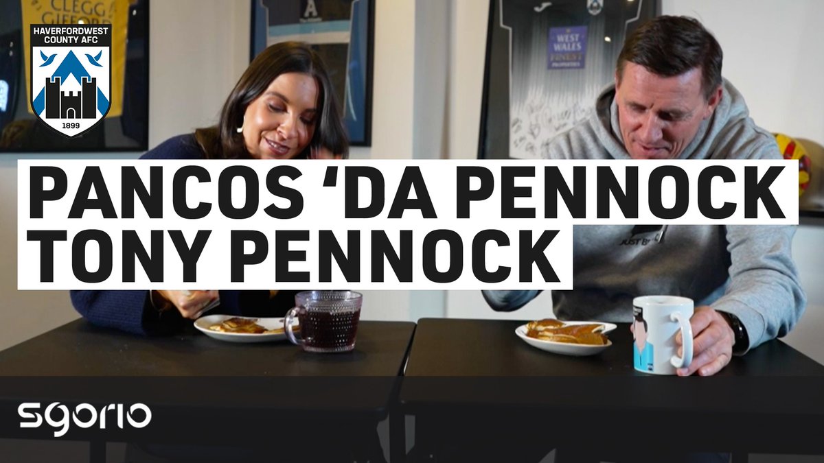 Pancos 'da Pennock 🥞 What better way to spend pancake day? Pancakes with Pennock! Haverfordwest County AFC 🏴󠁧󠁢󠁷󠁬󠁳󠁿 | Tony Pennock | #PancakeDay