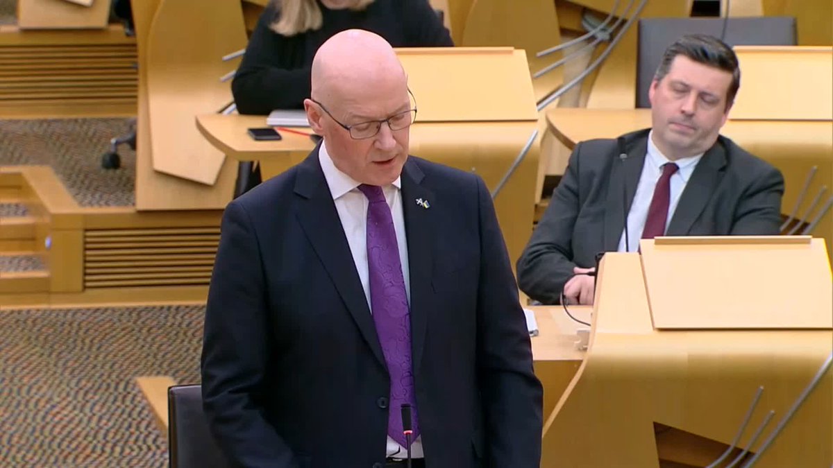 State visit for Trump 'unthinkable' after US decision to pause Ukraine military aid, said John Swinney.