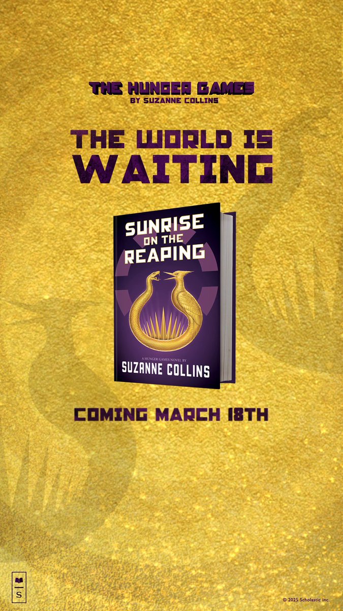 TWO MORE WEEKS UNTIL SUNRISE ON THE REAPING! Get ready to read the book the world’s been waiting for on March 18th. Pre-order ➡️ #ReadSunrise #TheHungerGames