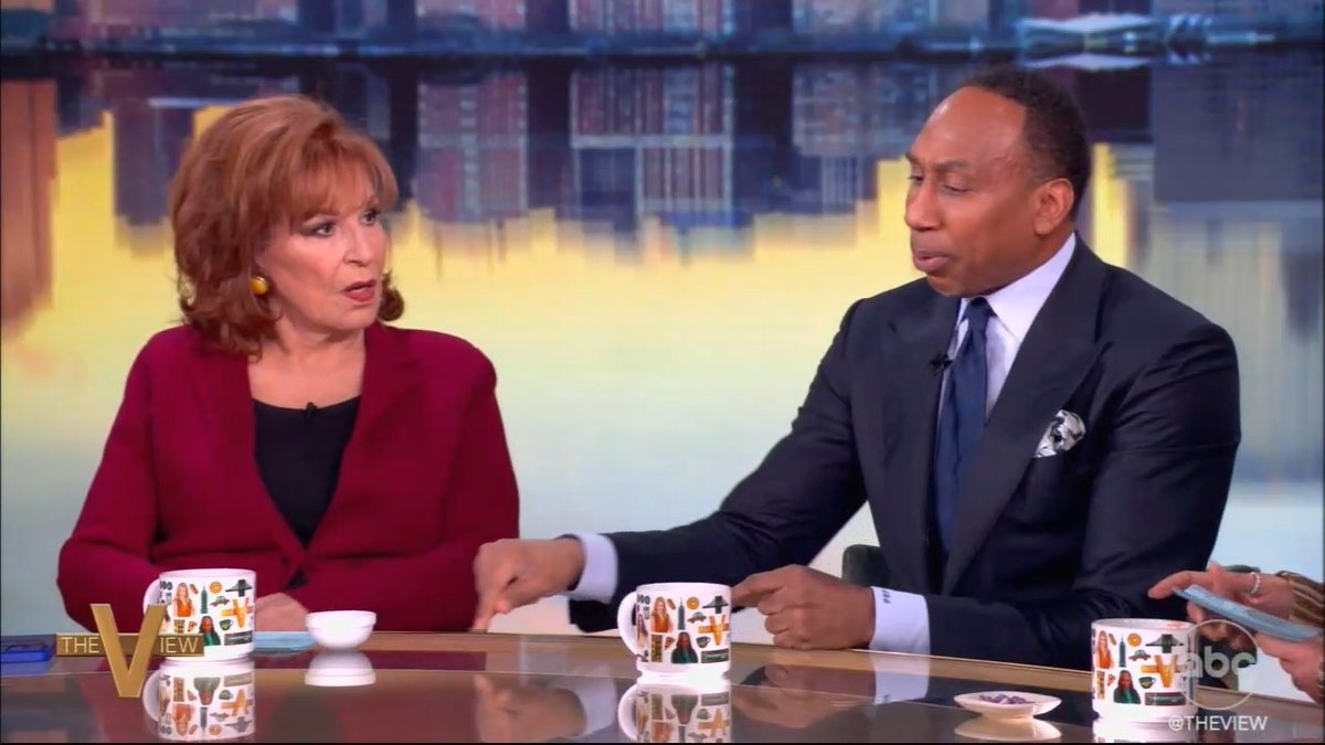 Joy Behar scoffs at the fact that Trump won the popular vote and has a mandate. Stephen A. Smith sets her straight: BEHAR: [H]e won the popular vote by 1.5%. One of the smallest ever and he won the general election by less than 50%.So what kind of mandate is this? SMITH: It is a mandate and I'm going to explain why...Here are the facts. The man won every swing state. He increased in terms of his voter turnout in his favor from the standpoint of blacks, Latinos. and young voters. He increased his numbers in that regard from 2020. 89% of the counties shifted to the right! That's a mandate! (...) BEHAR: Well, it's a different definition of a mandate, I guess.