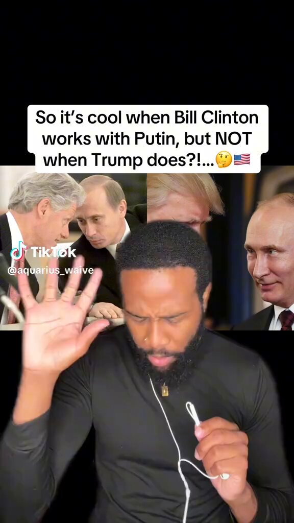 Remember that time Bill Clinton not only had a personal relationship with Putin for the entire 8 years of his Presidency but saw Putin & Russia as an economic ally? And remember when the Dems viewed this as a move of diplomacy? Of course you must create a strategic alliance even with your enemies. Yet when Trump does the same thing he’s labeled as a “Russian asset”? When the left does it, it’s ok. When Trump does it the left has a meltdown.