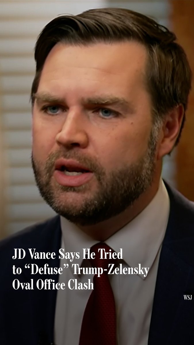 In an interview with Fox News, Vice President JD Vance addressed the Oval Office clash between President Trump and Ukrainian President Volodymyr Zelensky, saying he tried to “defuse” it.⁠