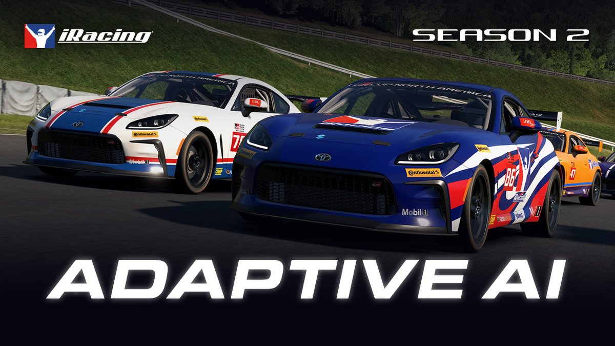 We're introducing Adaptive AI in Season 2! With this setting enabled, your AI competition will automatically adapt to your skill level throughout the race! And before you ask... No, it doesn't summarize your emails or generate images with six fingers or any of that nonsense...