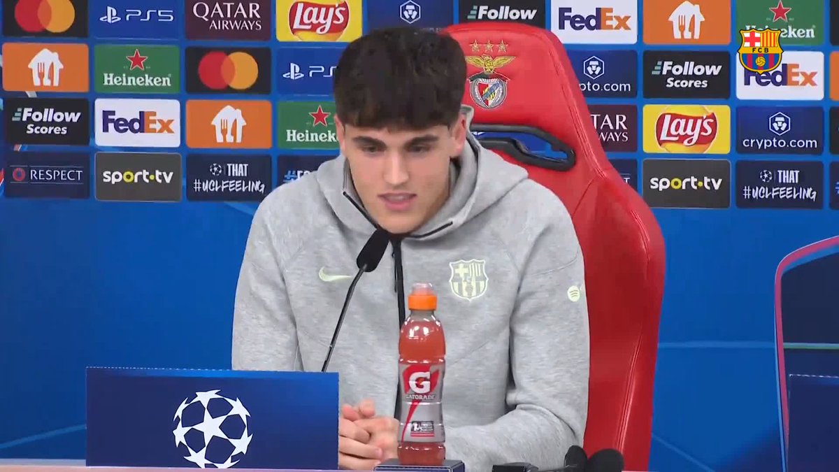🔊 Pau Cubarsí: "Si fa dos o tres anys ens diuen al Lamine o a mi que avui estaríem aquí no ens ho creuríem. Estem molt agraïts per tot el que ens ha donat el Barça"