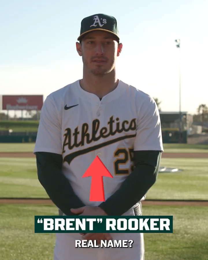 I was today years old when I learned that Brent Rooker's real first name is not Brent 😯