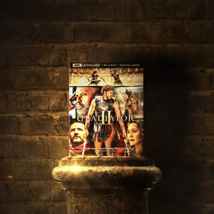 The wait is over. Be the first to own #GladiatorII on 4K Disc and DVD.