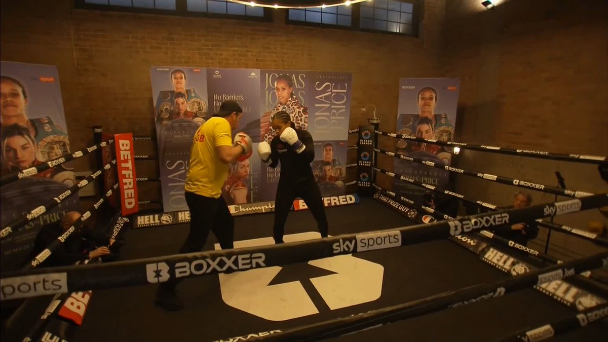 Natasha Jonas showcasing her talents ๐ฅ #JonasPrice | Friday, March 7 | Live on Sky Sports