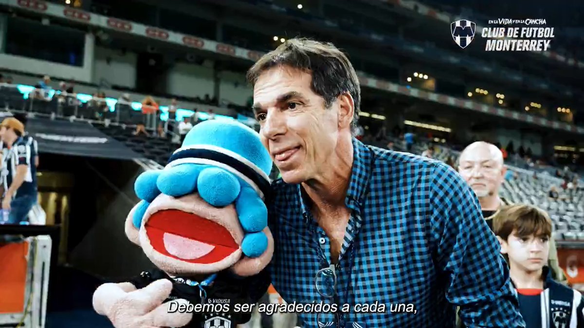 “La gratitud que tengo al Monterrey por haberme invitado a ser parte de esta familia es mucha”.🎙️ CARECA BIANCHEZI.💙🤍 #InvitadoRayado 🏟️ #EnLaVidaYEnLaCancha