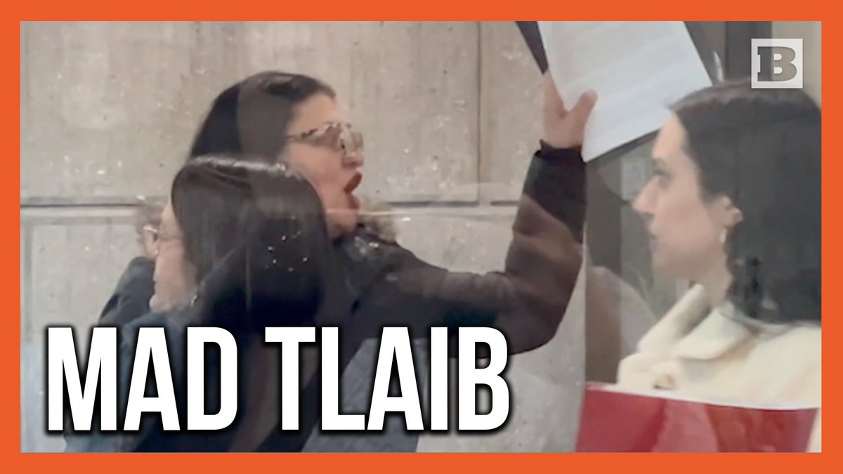 BUH-BYE! Rashida Tlaib yells at HUD employees while getting escorted out of the building, empty-handed.