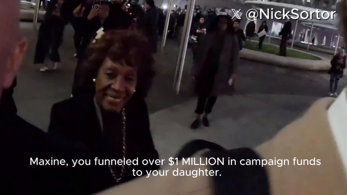 🚨 #BREAKING EXCLUSIVE: I asked Maxine Waters if the reason she’s so against DOGE is because she was caught funneling over $1 MILLION in regulated funds to her daughter But because her goon squad recognized me, they immediately surrounded her and shoved me into the side of her limo… again. I also attempted to ask her why she’s so against change the VAST majority of Americans voted for. Sounds like her attempts to block transparency is a “threat to our Democracy,” as the Democrats say.